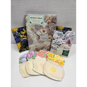 Vintage Stationery Lot Photo Album Notepads Colorbok Scrapbook Supplies